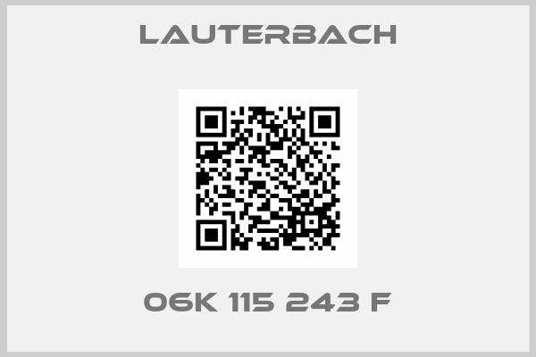 Lauterbach-06K 115 243 F