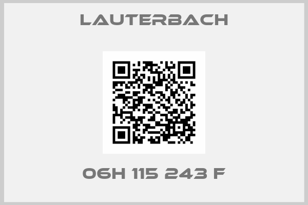 Lauterbach-06H 115 243 F