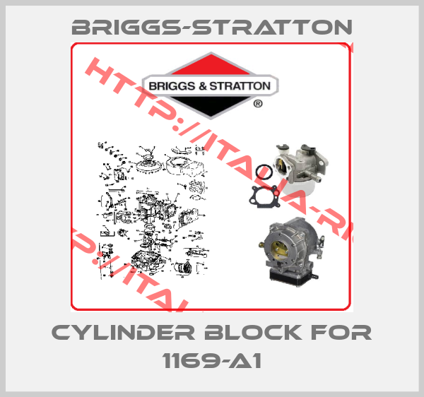 Briggs-Stratton-Cylinder block for 1169-A1