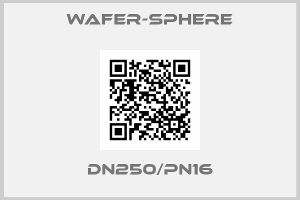Wafer-Sphere-DN250/PN16
