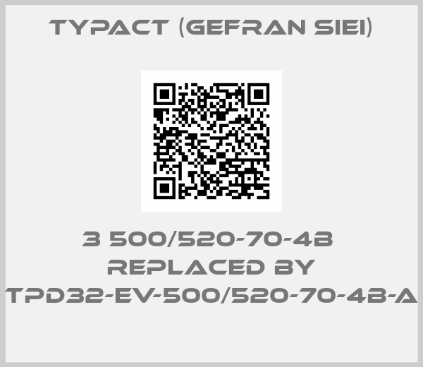 Typact (Gefran SIEI)-3 500/520-70-4b  replaced by TPD32-EV-500/520-70-4B-A
