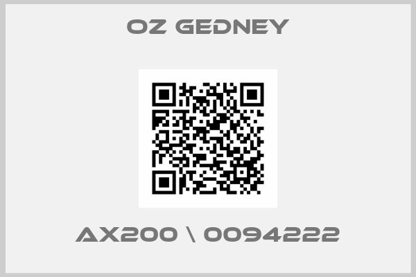 Oz Gedney-AX200 \ 0094222