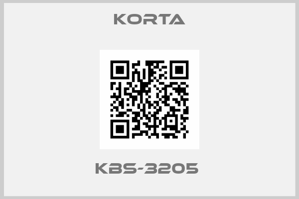 KORTA-KBS-3205 