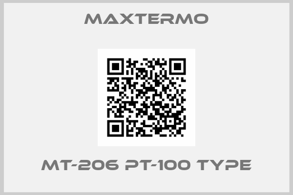 MAXTERMO-MT-206 PT-100 type