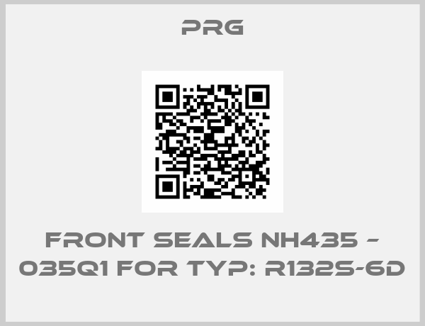 PRG-front seals NH435 – 035Q1 for Typ: R132S-6D