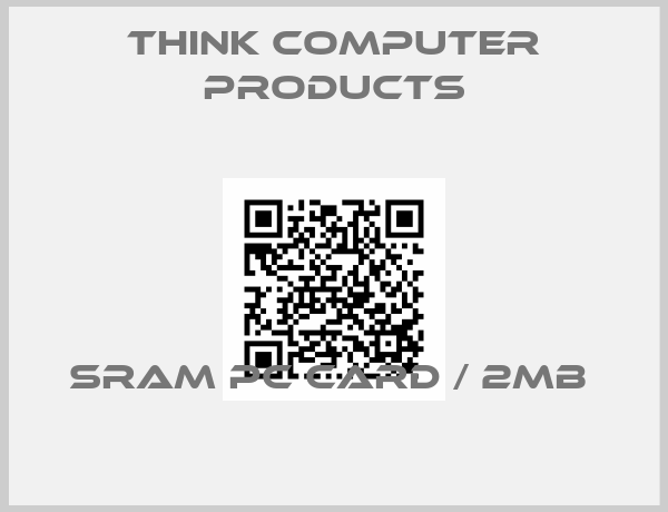 Think Computer Products-SRAM PC CARD / 2MB 