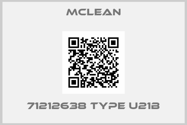 Mclean-71212638 type U21B