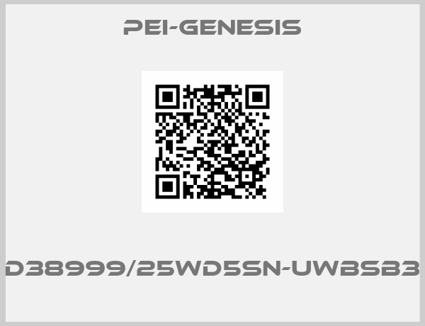 PEI-Genesis- D38999/25WD5SN-UWBSB3