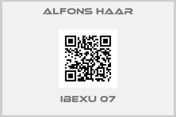 ALFONS HAAR-IBExU 07