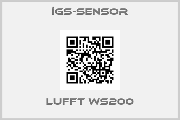 İGS-SENSOR-LUFFT WS200