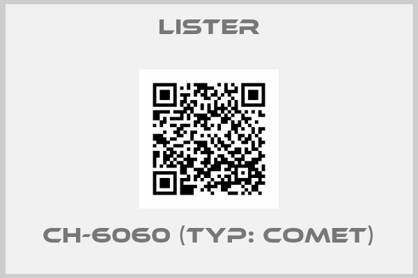 LISTER-CH-6060 (Typ: COMET)