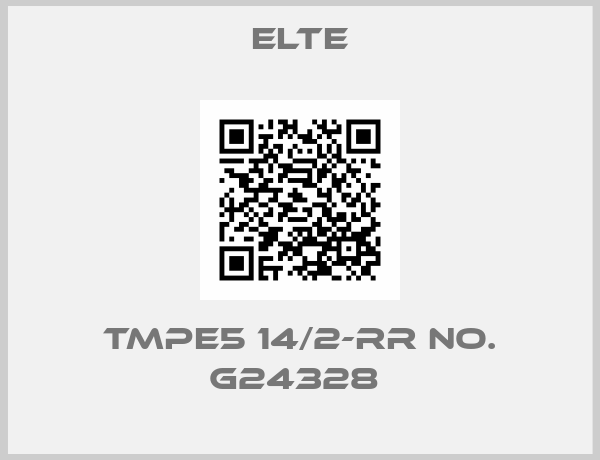 Elte-TMPE5 14/2-RR NO. G24328 