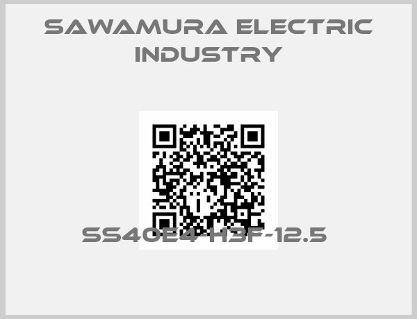 Sawamura Electric Industry-SS40E4-H3F-12.5 