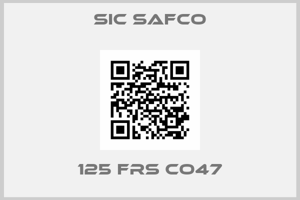 Sic Safco-125 FRS CO47