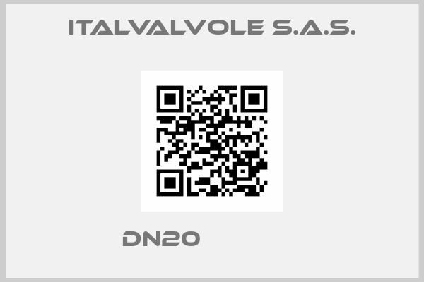 ITALVALVOLE S.A.S.- DN20             