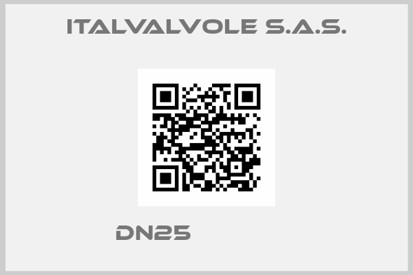 ITALVALVOLE S.A.S.- DN25              