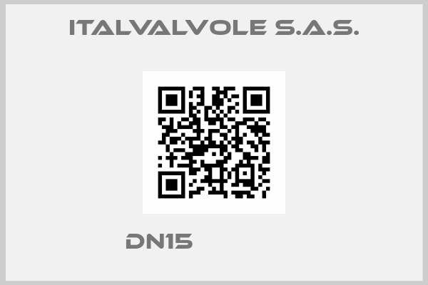ITALVALVOLE S.A.S.- DN15              