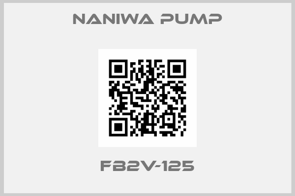 NANIWA PUMP-FB2V-125