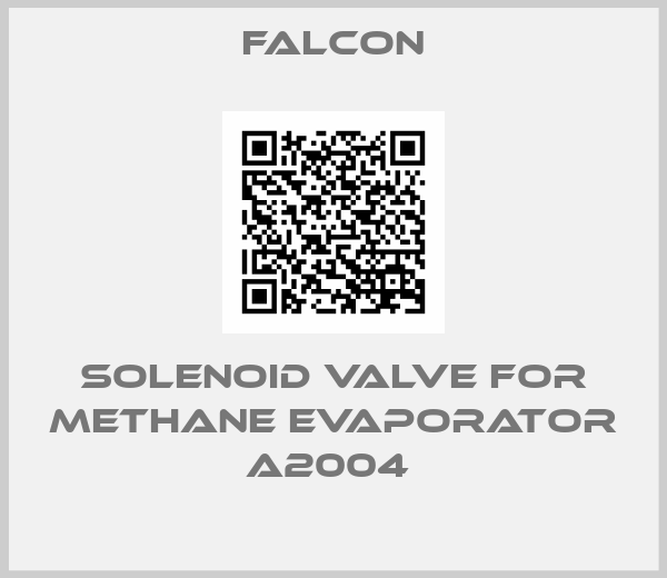 Falcon-solenoid valve for methane evaporator A2004 