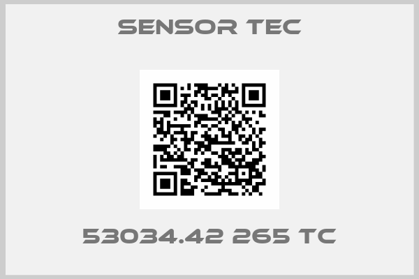Sensor Tec-53034.42 265 TC