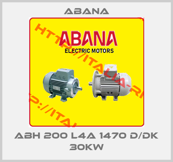 ABANA-ABH 200 L4A 1470 D/DK 30KW
