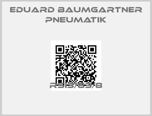 Eduard Baumgartner Pneumatik-RSI3/83/8