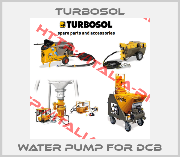 TURBOSOL-water pump for DCB
