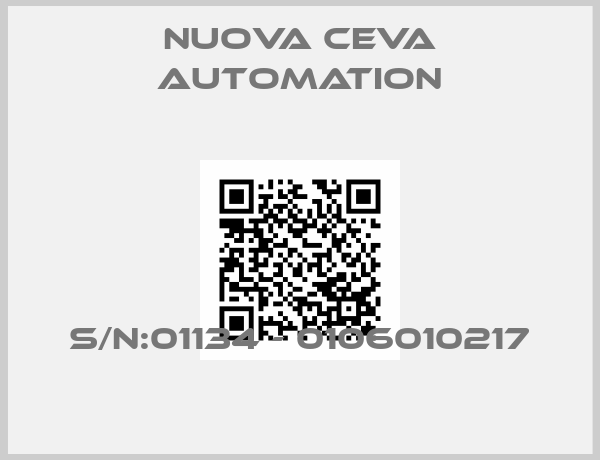 NUOVA CEVA AUTOMATION-S/N:01134 - 0106010217