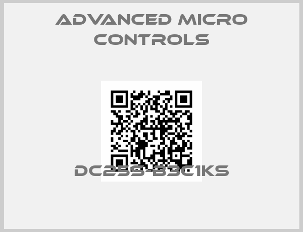 ADVANCED MICRO CONTROLS-DC25S-B3C1KS