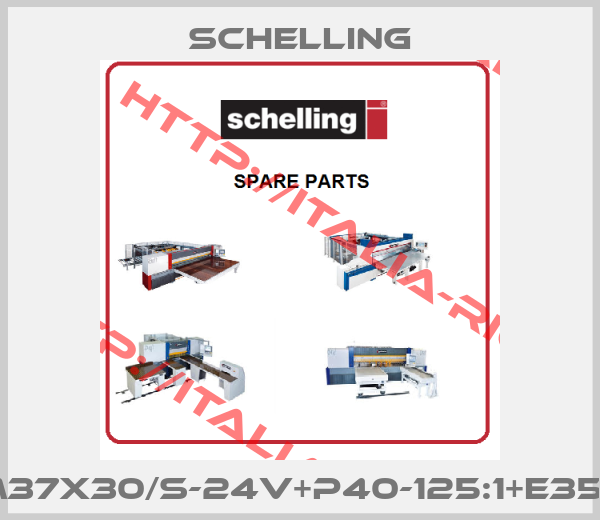 SCHELLING-M37x30/S-24V+P40-125:1+E35/1
