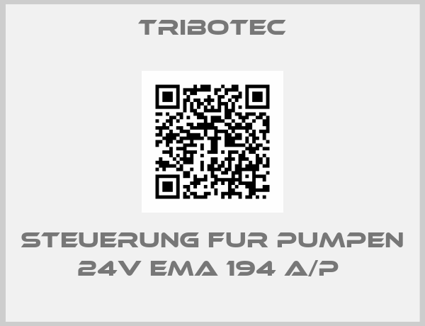 Tribotec-STEUERUNG FUR PUMPEN 24V EMA 194 A/P 