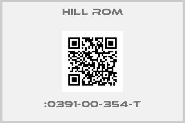 HILL ROM-:0391-00-354-T