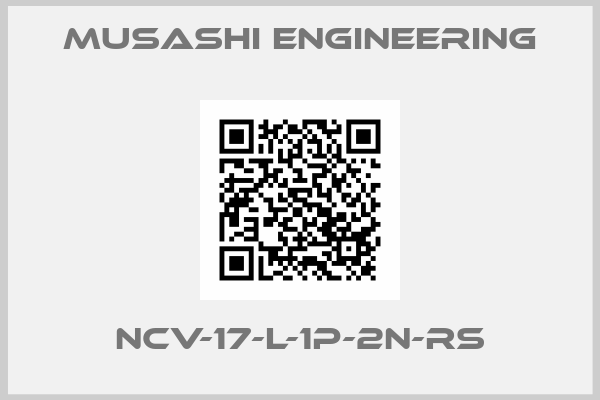 Musashi Engineering-NCV-17-L-1P-2N-RS