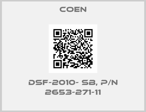 COEN-DSF-2010- SB, P/N 2653-271-11