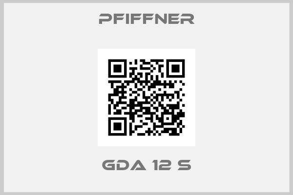 pfiffner-GDA 12 S