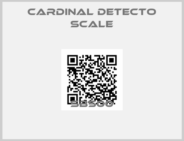 Cardinal Detecto Scale-SB500