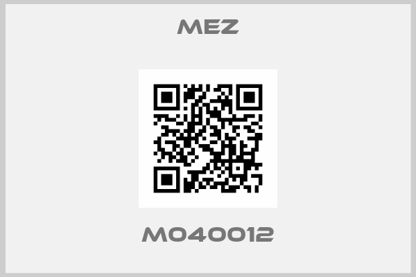 MEZ-M040012