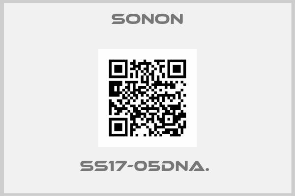 Sonon-SS17-05DNA. 