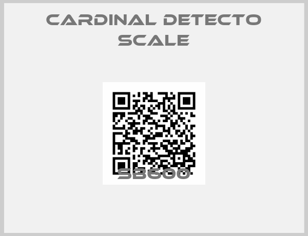 Cardinal Detecto Scale-SB600