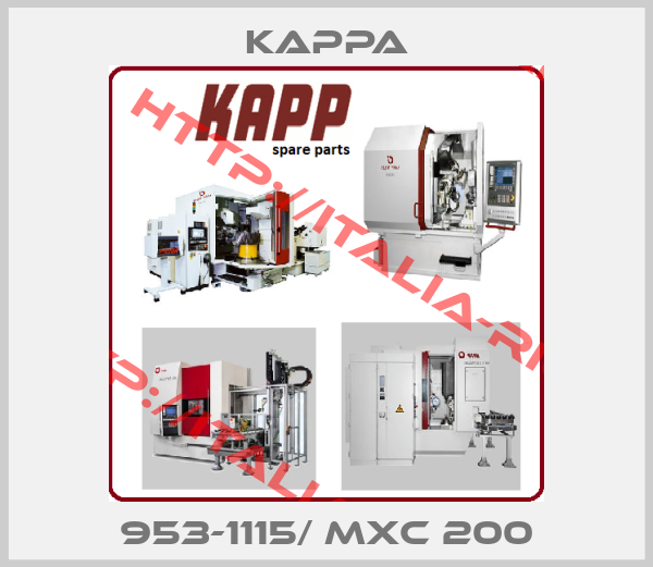 Kappa-953-1115/ MXC 200