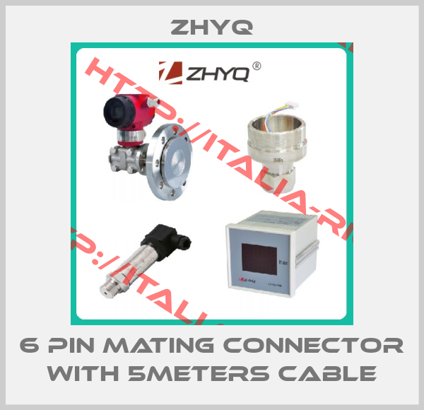 ZHYQ-6 Pin mating connector with 5meters cable
