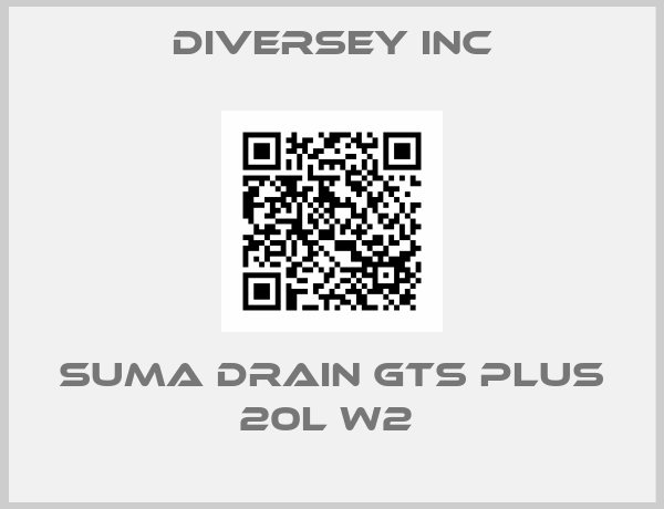 Diversey Inc-SUMA DRAIN GTS PLUS 20L W2 