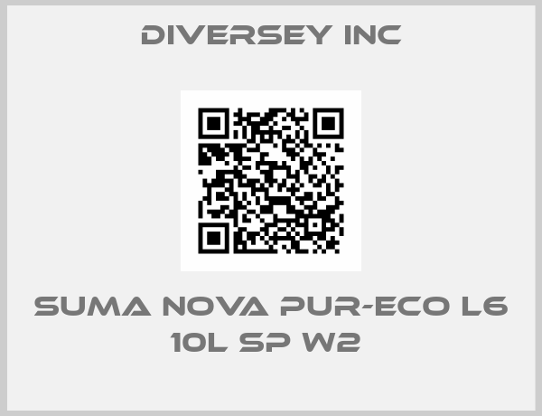 Diversey Inc-SUMA NOVA PUR-ECO L6 10L SP W2 