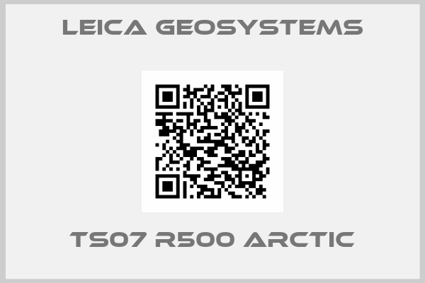 Leica Geosystems-TS07 R500 Arctic