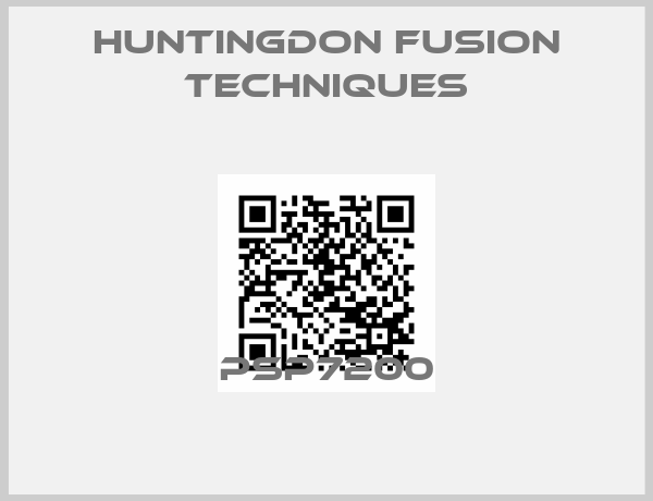Huntingdon Fusion Techniques-PSP7200