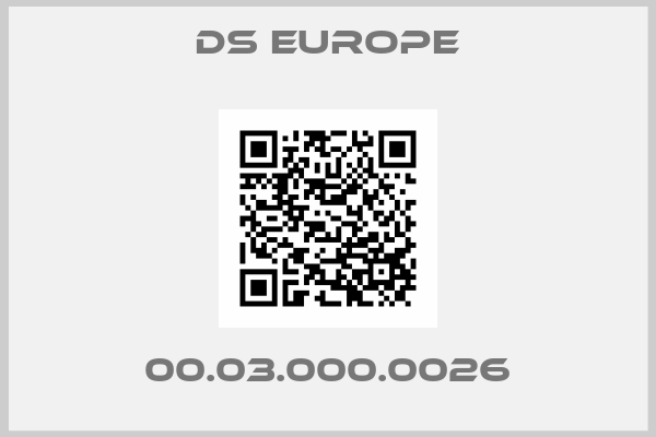 DS EUROPE-00.03.000.0026