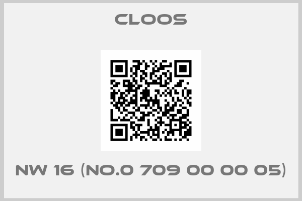 Cloos-NW 16 (No.0 709 00 00 05)