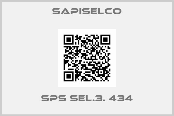 Sapiselco-SPS SEL.3. 434