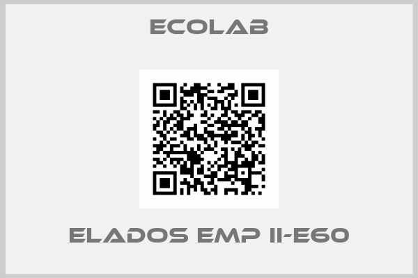 Ecolab-ELADOS EMP II-E60