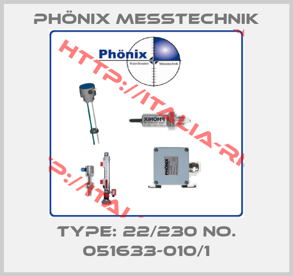 Phönix Messtechnik-Type: 22/230 No. 051633-010/1